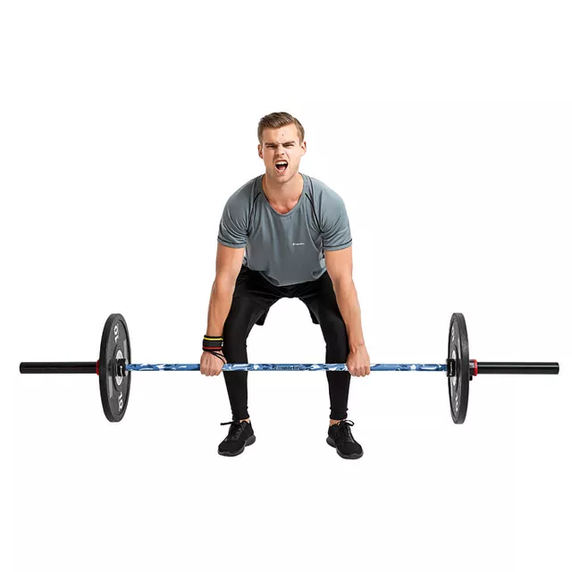 Vzpěračská tyč s ložisky inSPORTline OLYMPIC OB-86 PCWC 201cm/50mm • 15kg • do 450kg • bez objímek
