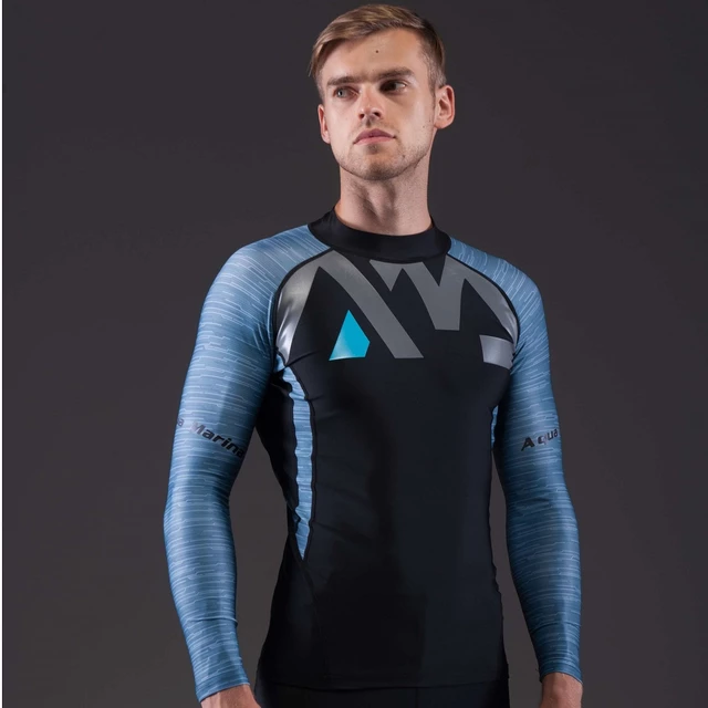 Pánské tričko pro vodní sporty Aqua Marina Division - šedá
