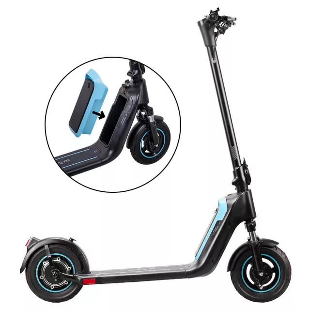 Elektrická koloběžka W-TEC SwapCharge 500W 10" s odnímatelnou baterií - červená