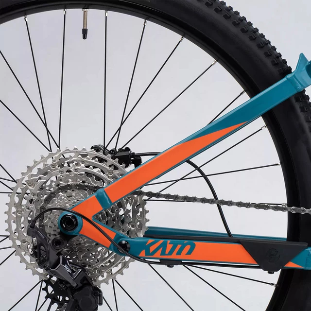 Celoodpružené kolo Ghost Kato FS Universal 29" 9.0 - Blue Grey/Orange Matt