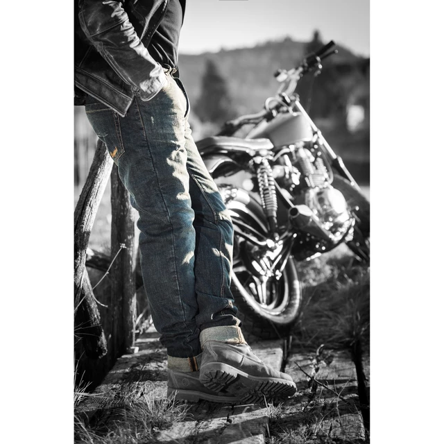 Pánské moto jeansy PMJ Legend Café Racer CE - 2.jakost - modrá