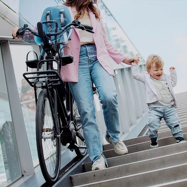 Přední sedačka na kolo s upínacím adaptérem Urban Iki - 2.jakost