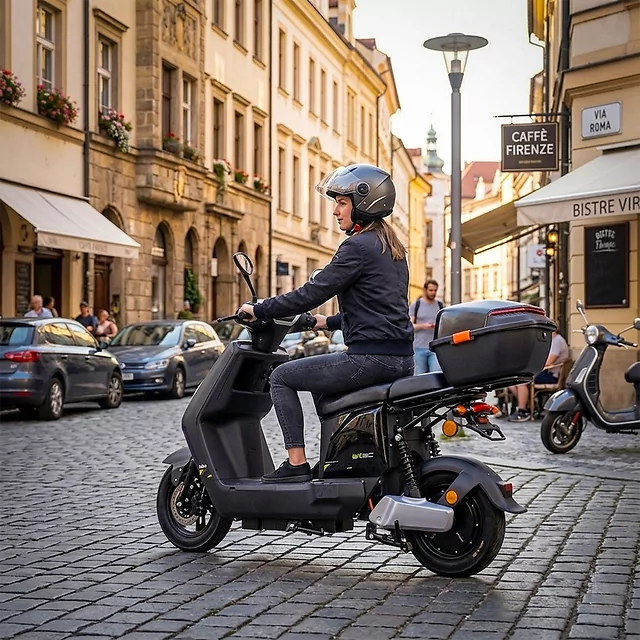 Elektrický skútr W-TEC Raike II 16" • až 70 km • 25 km/h • bez řidičáku