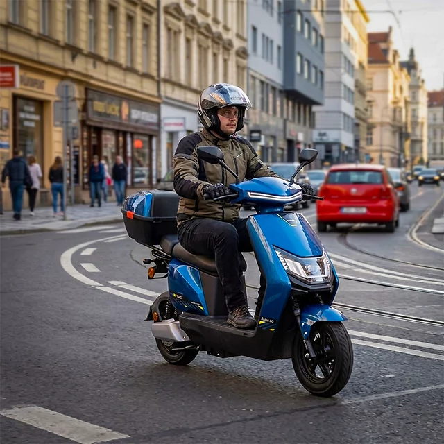 Elektrický skútr W-TEC Raike II 16" • až 70 km • 25 km/h • bez řidičáku