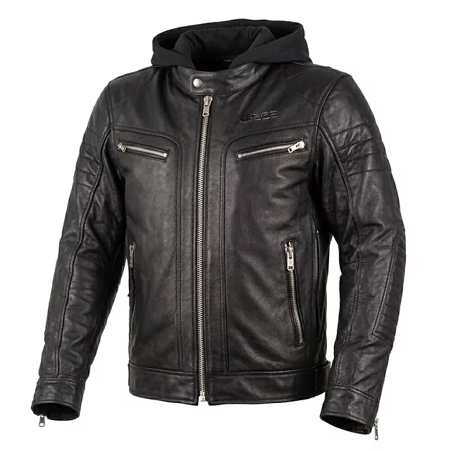 Kožená moto bunda W-TEC Murayo - černá