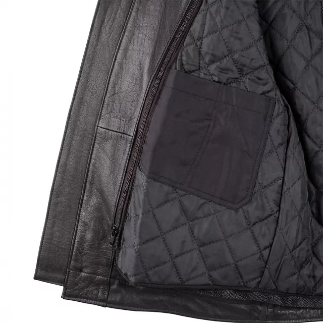 Kožená moto bunda W-TEC Murayo - černá