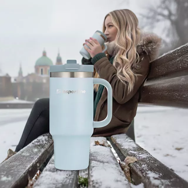 Termohrnek inSPORTline Natticino 470 ml - modrá