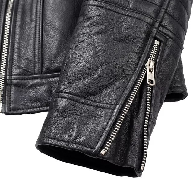 Kožená moto bunda W-TEC Murayo - černá