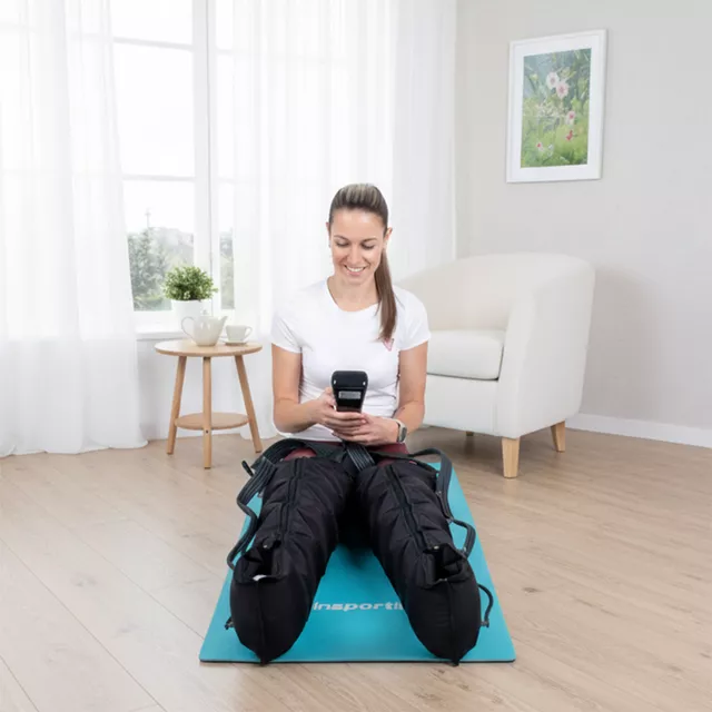 Kompresní masážní systém inSPORTline Compafare 30-250 mmHg, 6 komor, do sítě