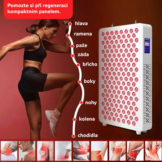 Infračervený LED panel inSPORTline Katuni - 60 LED - bílá