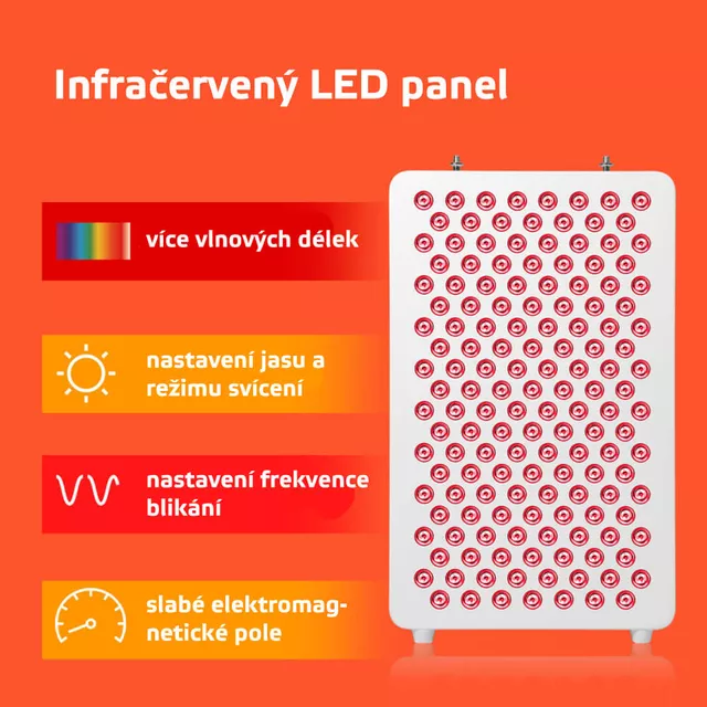 Infračervený LED panel inSPORTline Katuni - 60 LED - bílá