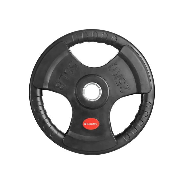 Pogumované olympijské kotouče inSPORTline Graton OL 2,5-25 kg 50 mm