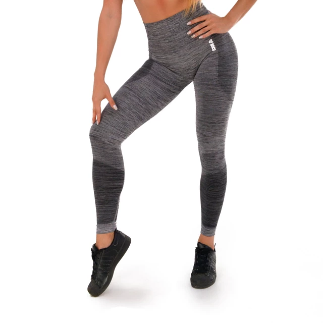 Dámské legíny Boco Wear Grey Melange Push Up - šedá - šedá