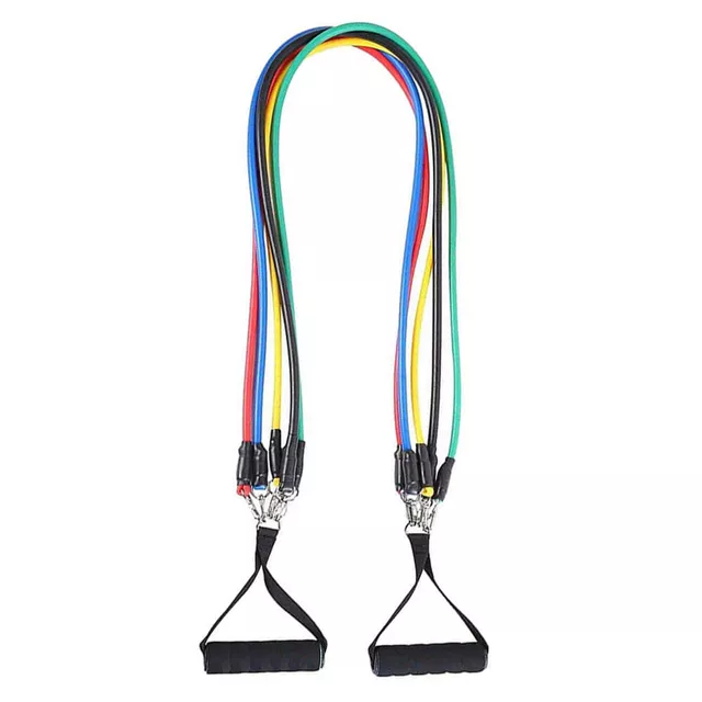 Nastavitelný gumový expandér inSPORTline Morpo Tubes 140 cm / 4,5-45 kg
