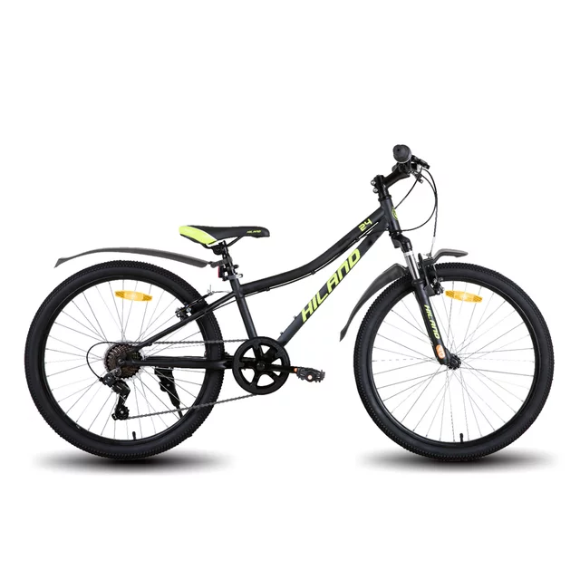 Juniorské horské kolo Hiland Climber 24" • 140-160 cm - růžová