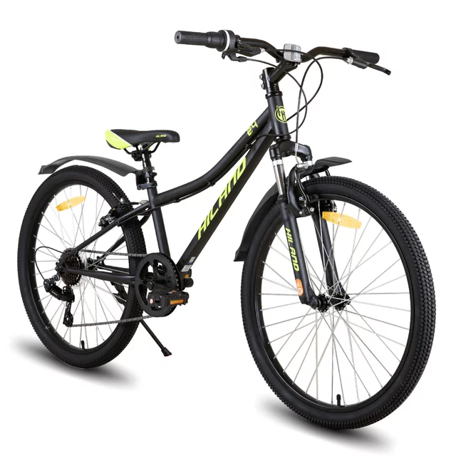 Juniorské horské kolo Hiland Climber 24" • 140-160 cm - růžová