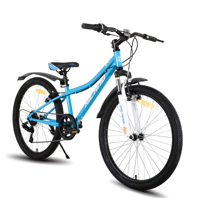 Juniorské horské kolo Hiland Climber 24" • 140-160 cm - růžová