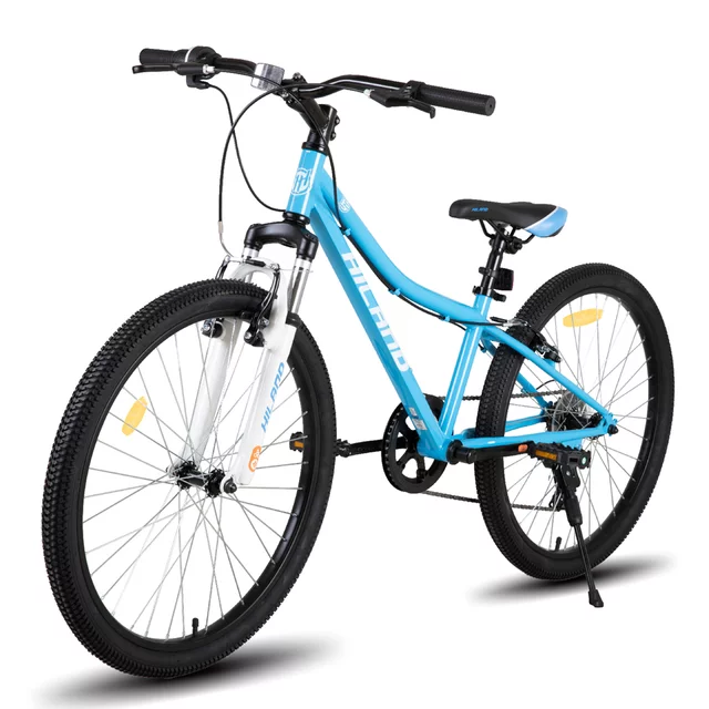 Juniorské horské kolo Hiland Climber 24" • 140-160 cm - růžová