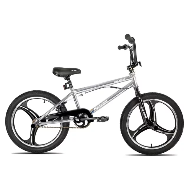 BMX kolo Hiland Redeem Ultimate 20" - stříbrná