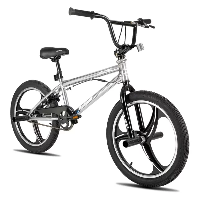 BMX kolo Hiland Redeem Ultimate 20" - stříbrná - stříbrná