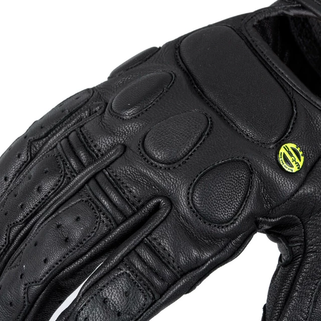 Kožené moto rukavice W-TEC Cherton - černá