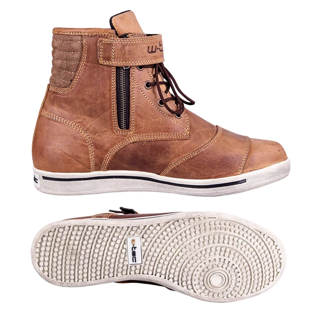 Moto boty W-TEC JuriCE - Beige