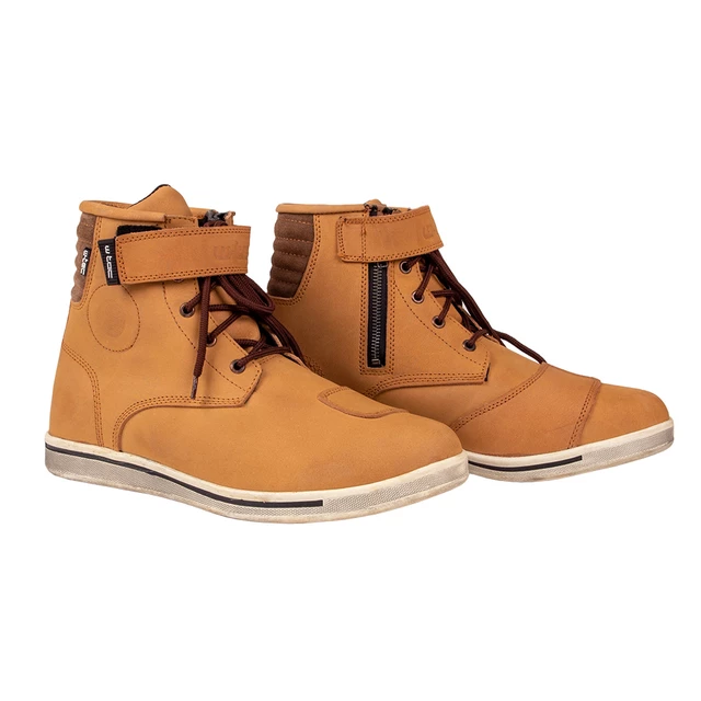 Moto boty W-TEC JuriCE - Beige - Beige