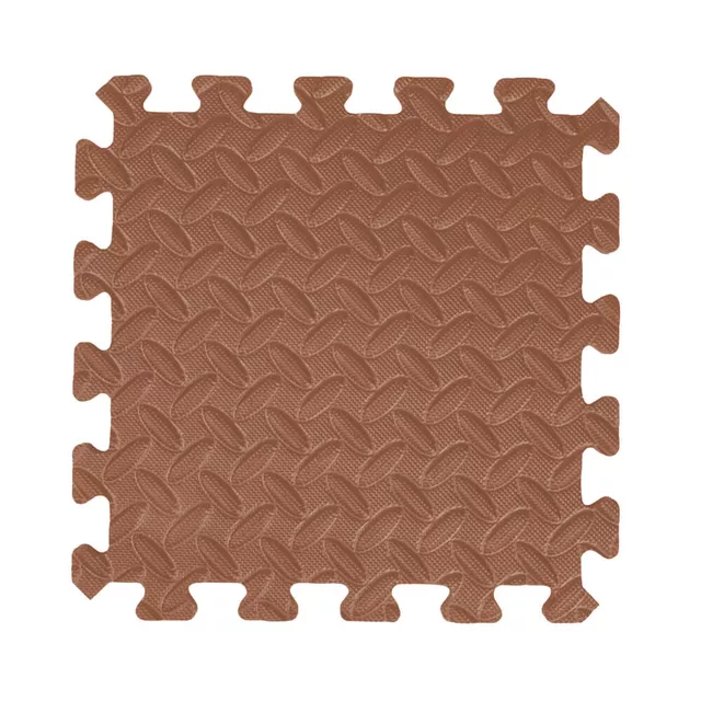 Puzzle podložka inSPORTline Famkin (12 dlaždic, 18 okrajů) - mocha mousse