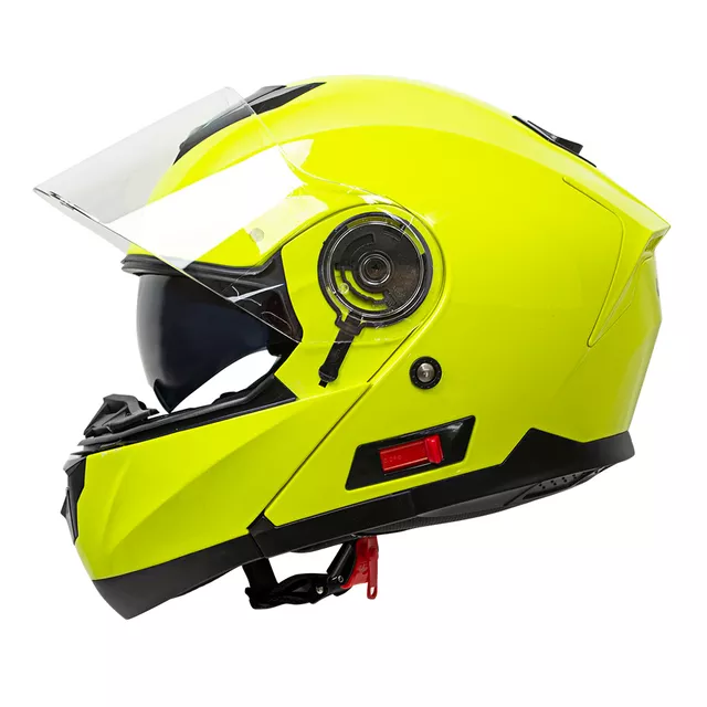Výklopná moto přilba W-TEC Cullo - černá matná