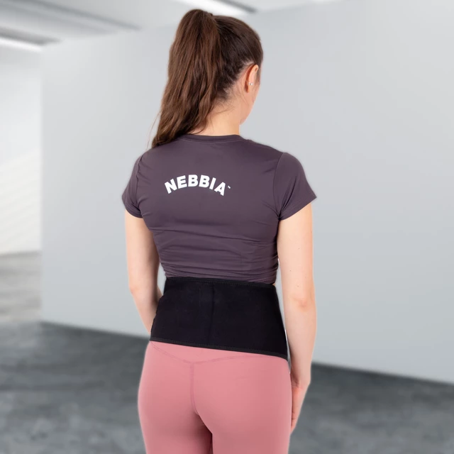 Neoprenový pás inSPORTline Waistup - černá