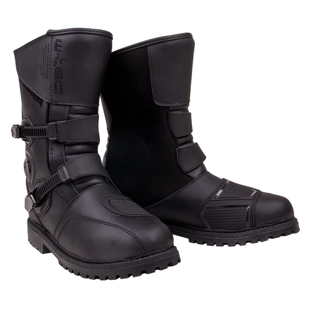 Moto boty W-TEC Quartzo - černá - černá