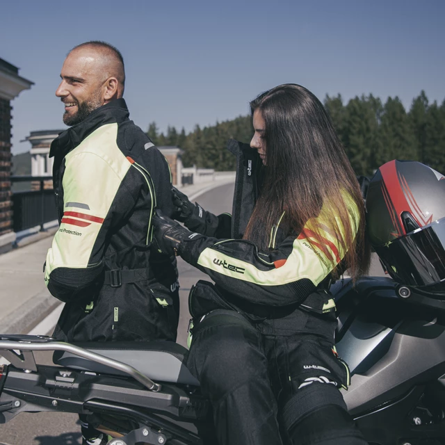 Dámské kožené moto rukavice W-TEC Perchta - černá