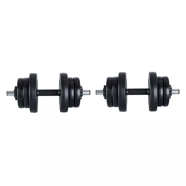Jednoruční nakládací činkový set inSPORTline DBS2181 2x 3-10kg