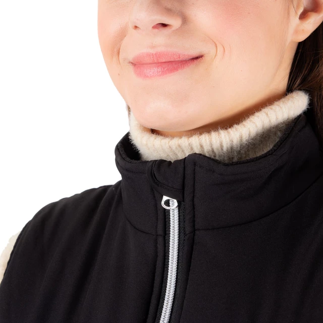 Dámská vyhřívaná vesta inSPORTline WARMher - černá