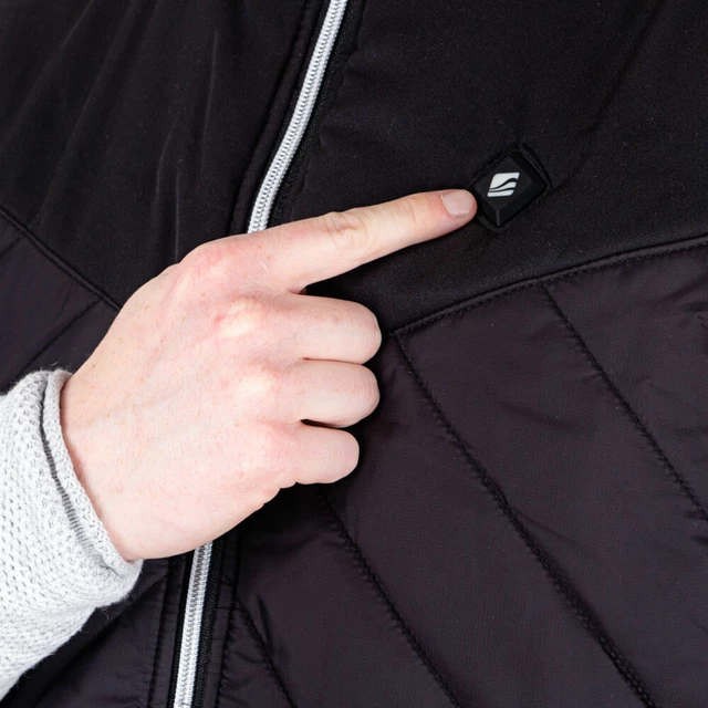 Pánská vyhřívaná vesta inSPORTline WARMhim - černá