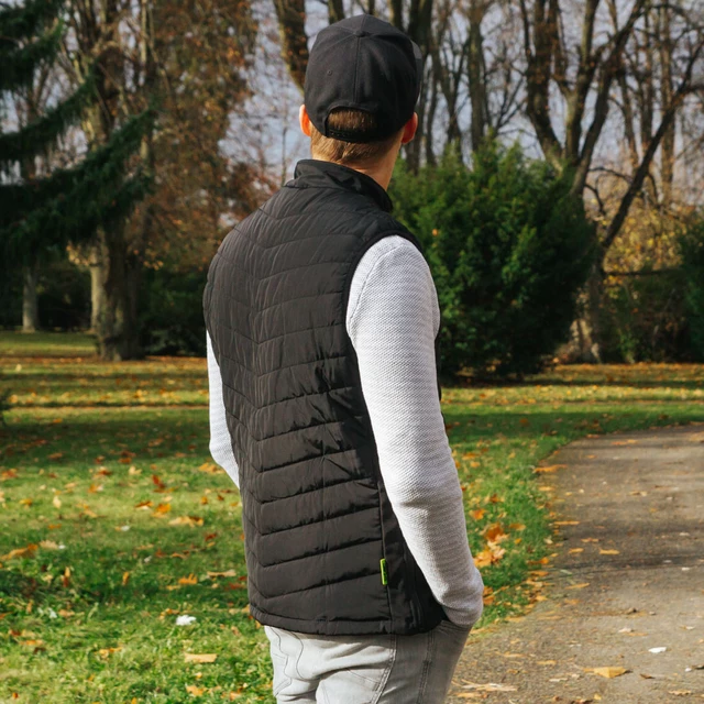 Pánská vyhřívaná vesta W-TEC HEATstem - černá