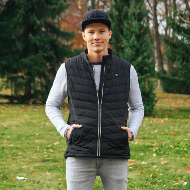 Pánská vyhřívaná vesta W-TEC HEATstem - černá