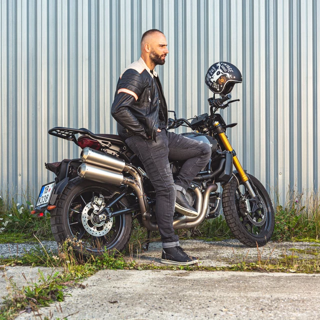 Moto boty W-TEC Culabus - černo-šedá