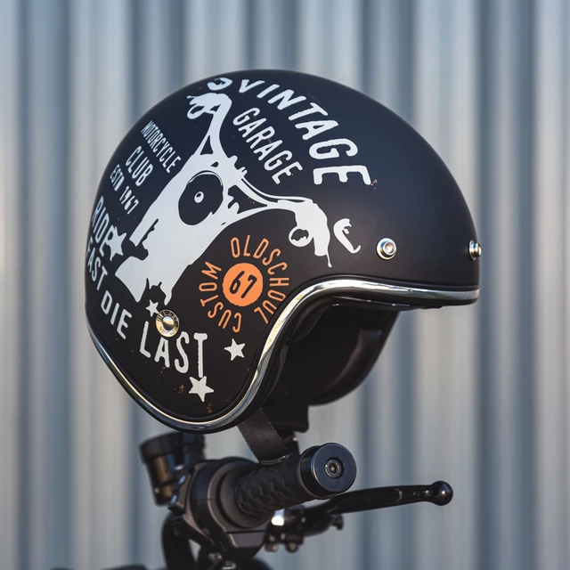 Moto přilba W-TEC Café Racer - 3Ways Surf Bronze