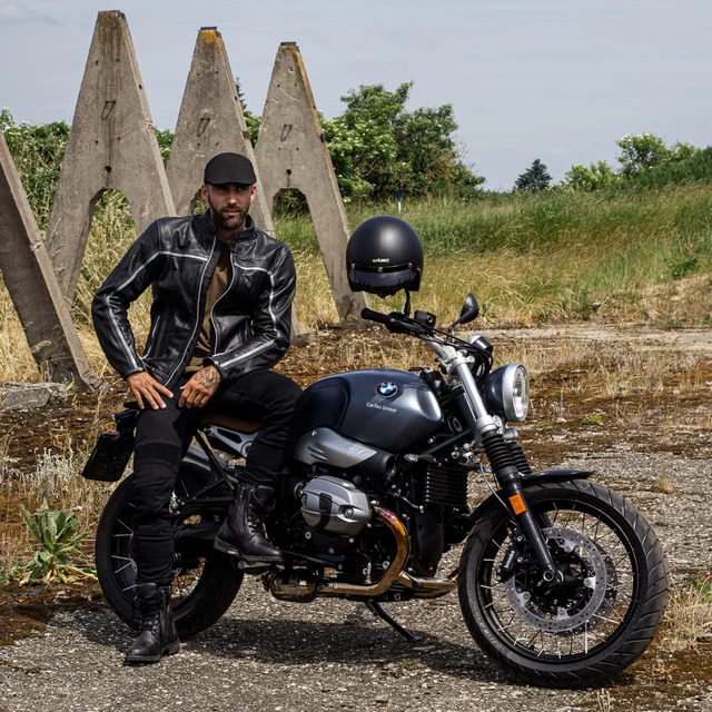 Moto boty W-TEC Feasel - černá