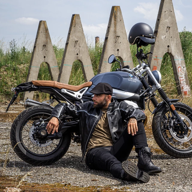 Moto boty W-TEC Feasel - černá