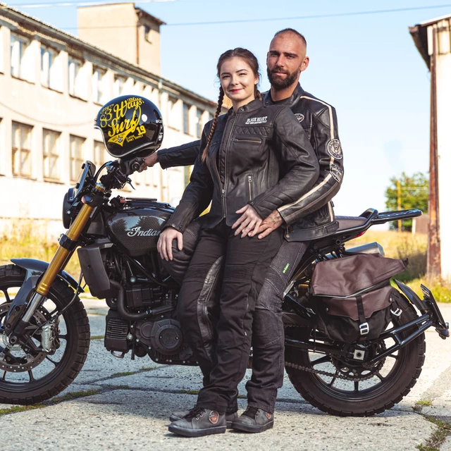 Dámská kožená moto bunda W-TEC Black Heart Raptura - 2.jakost