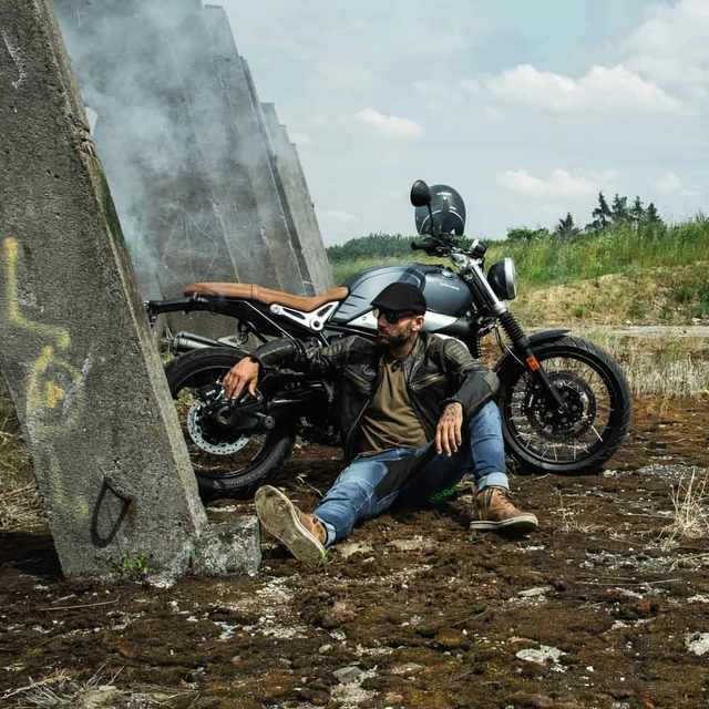 Moto boty W-TEC JuriCE - Beige