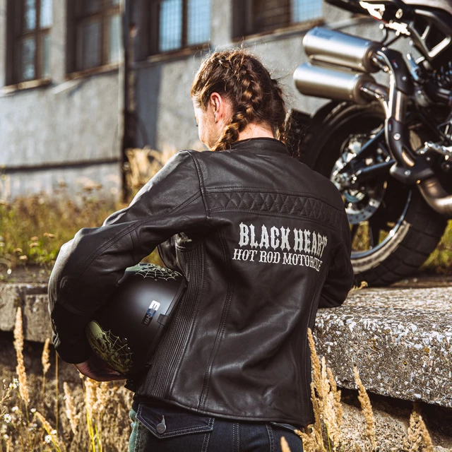 Dámská kožená moto bunda W-TEC Black Heart Raptura - 2.jakost