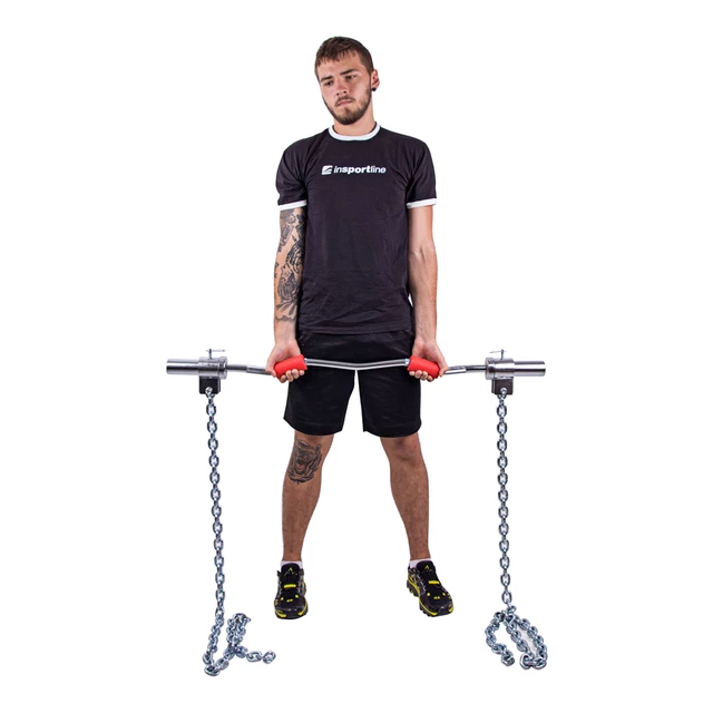 Vzpěračské řetězy inSPORTline Chainbos 2x15 kg
