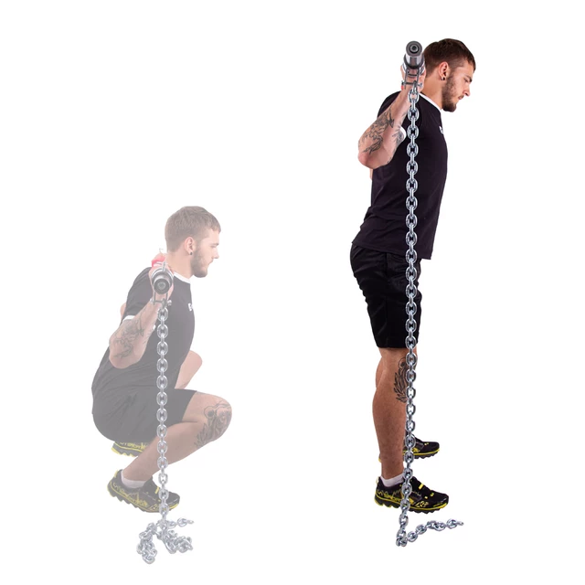 Vzpěračské řetězy inSPORTline Chainbos 2x15 kg