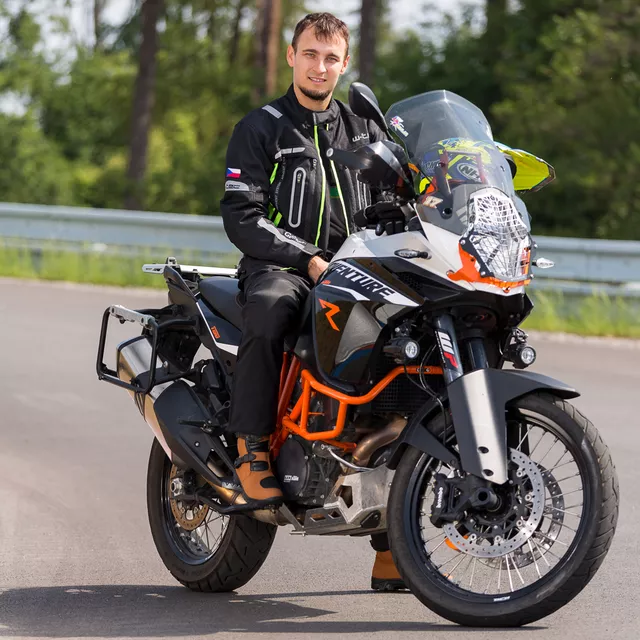 Moto bunda W-TEC Gelnair EVO - 2.jakost - černá-fluo