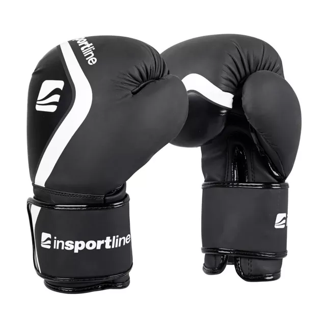 Boxerské rukavice inSPORTline Shormag - černá - černá