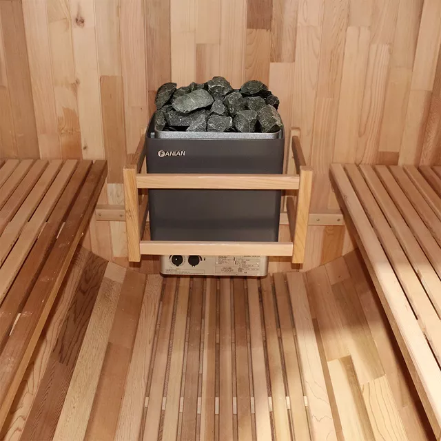 Finská sudová sauna inSPORTline Viduor 300 - cedrové dřevo