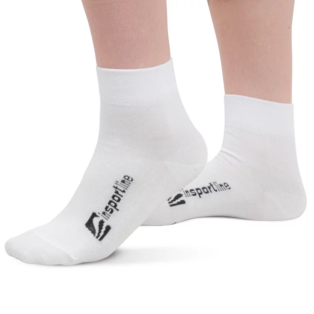 Bambusové střední ponožky inSPORTline Silvatic Mid AG+ antibakteriální - 3 páry